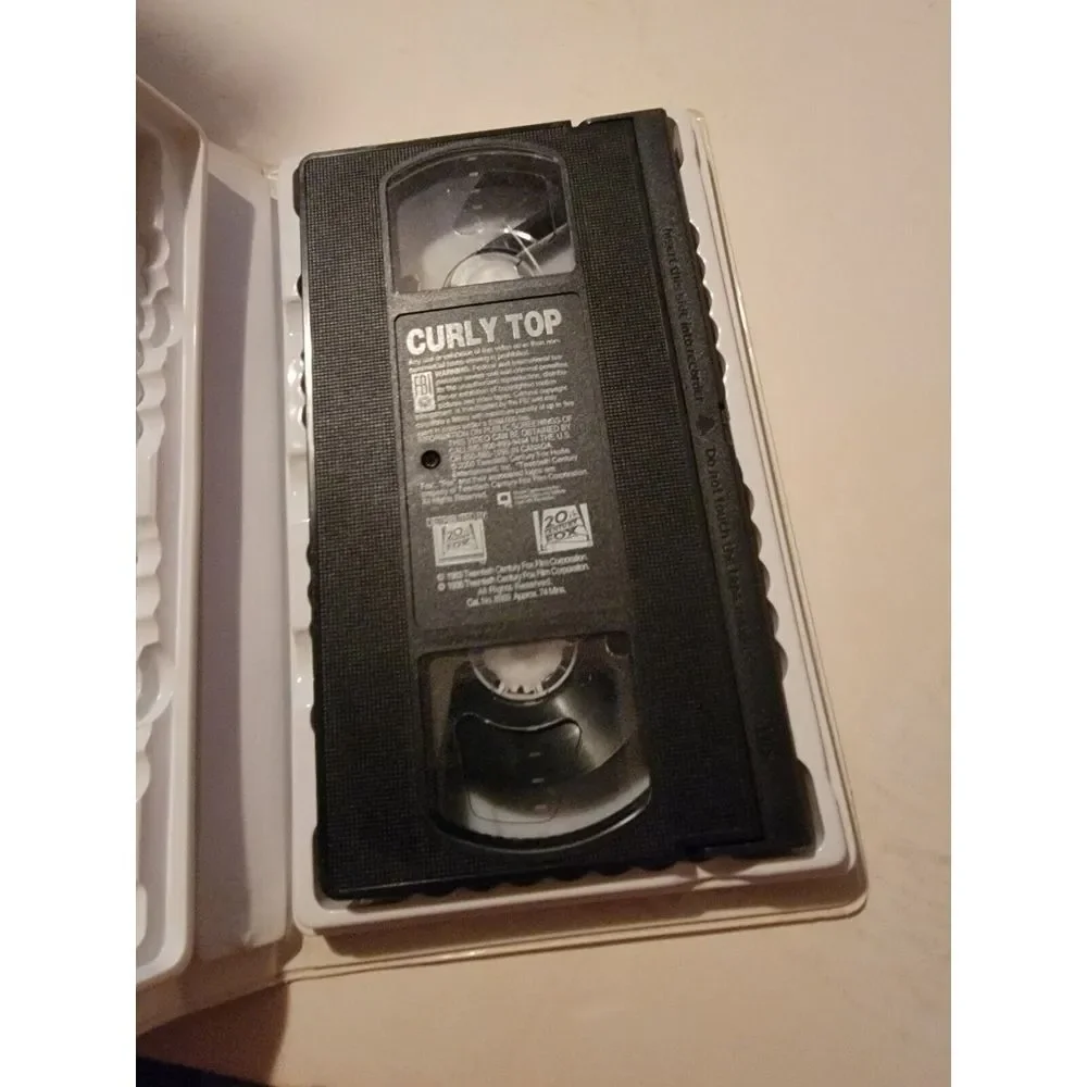 Curly Top VHS VCR Video Tape Movie‎ Used Shirley Temple